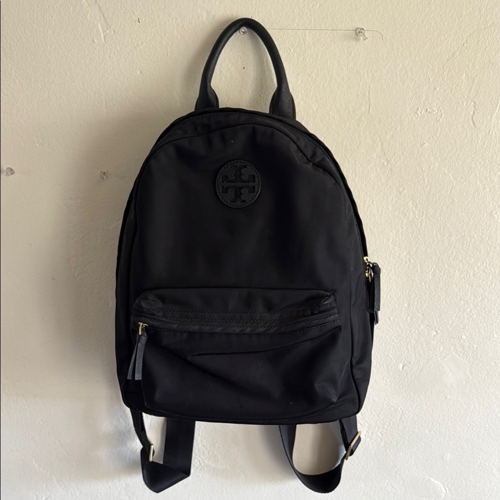Tory Burch Black Nylon Backpack